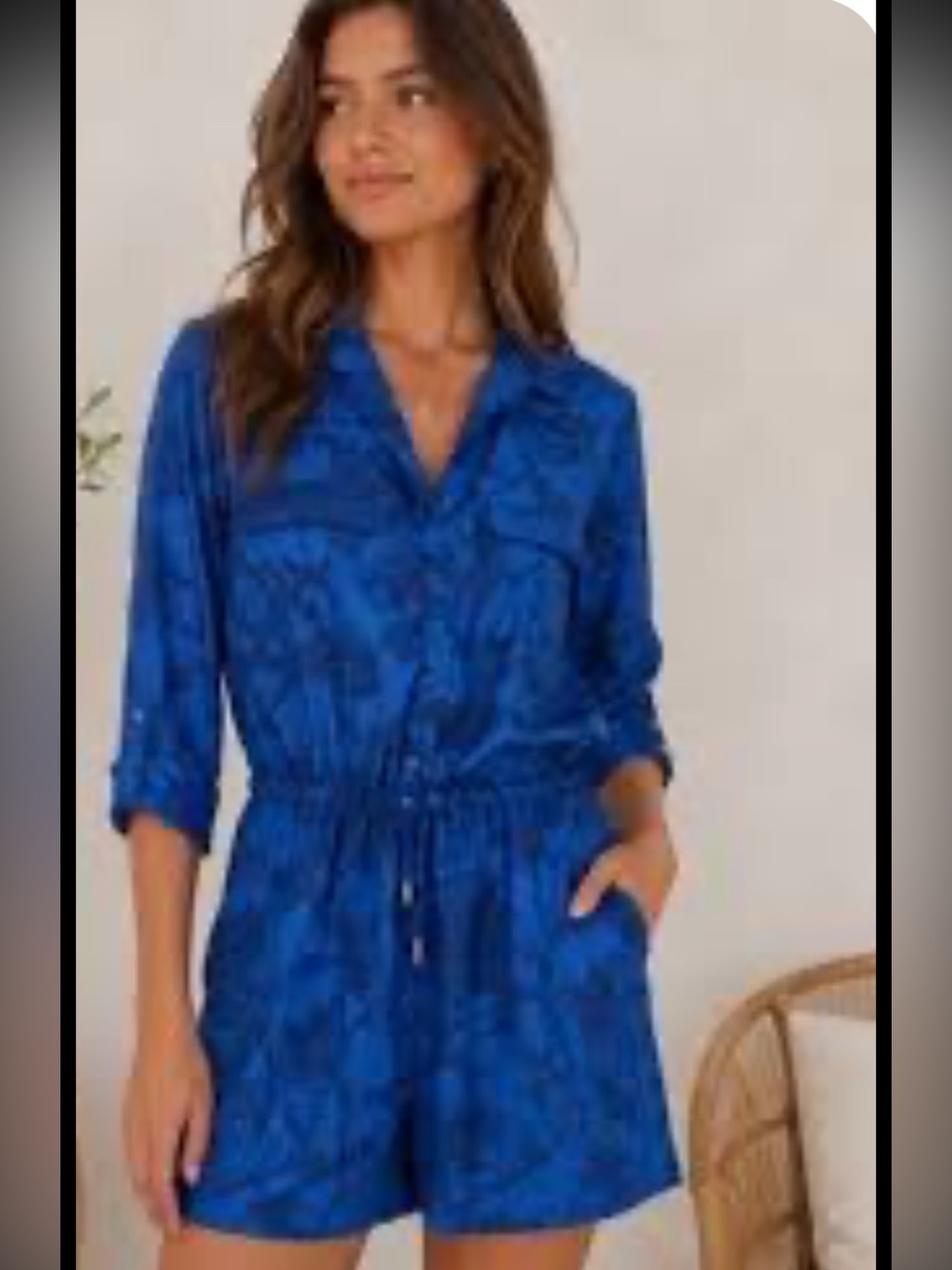 Banana Republic Floral Romper Size  6